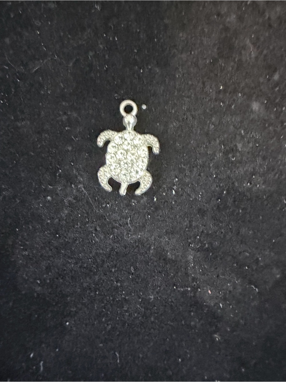 Silver-tone Turtle Charm Pendant for Small Pets Accessories-not sterling